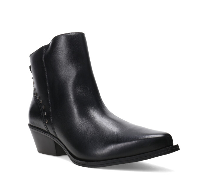 Bota de Mujer Bottero caña baja en punta 347708 Negro