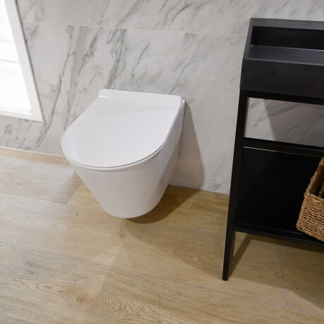 Inodoro De Colgar y tapa Blanco Brillo 000