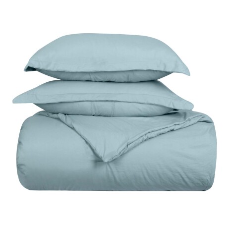 SET CUBRECAMAS 2 PLAZAS POLIESTER PREWASHED