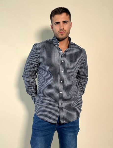 Camisa a cuadros Adonis Navy