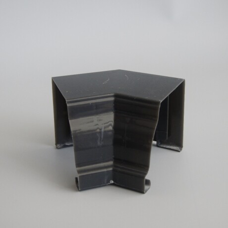 Esquinero interior 135° para Canaletas Gris Oscuro