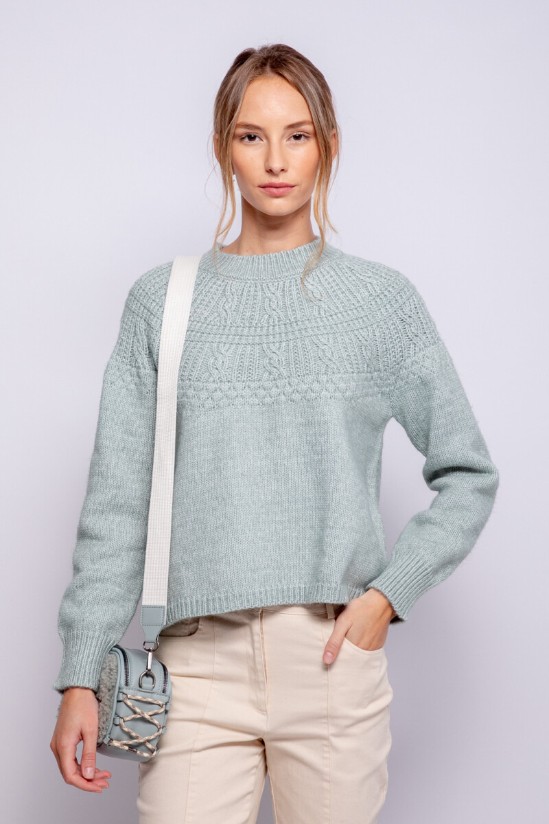 SWEATER FLORENCIA Agua Marina
