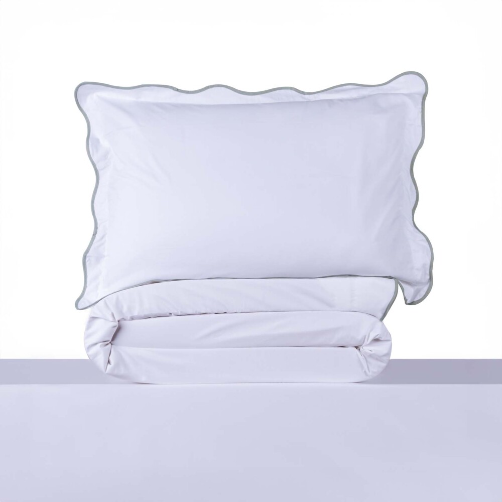 JGO SÁBANAS WAVE QUEEN ALGODON VERDE 200 HILOS