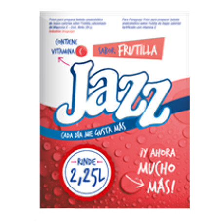 REFRESCO EN POLVO JAZZ FRUTILLA 2.25 LT REFRESCO EN POLVO JAZZ FRUTILLA 2.25 LT