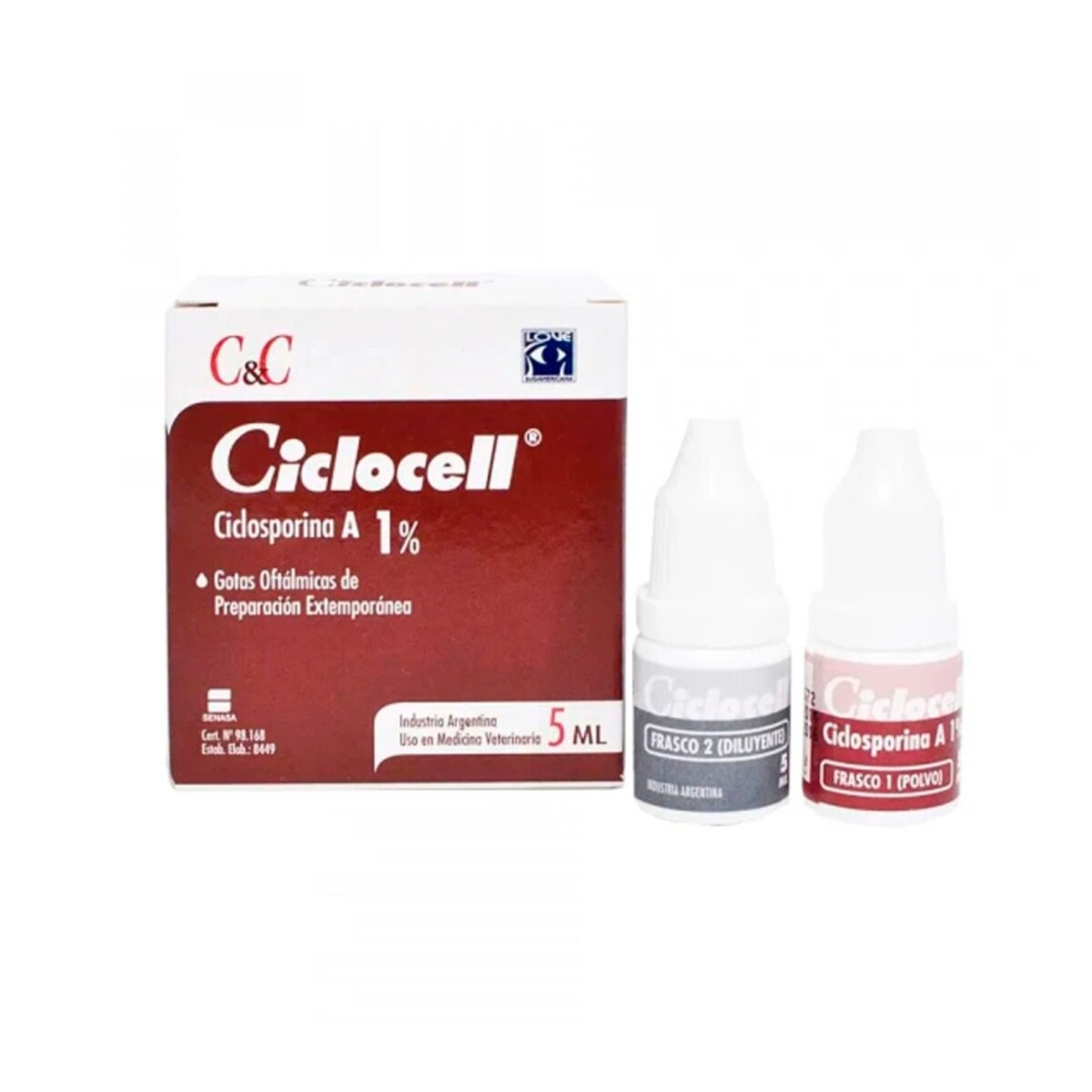 Ciclocell 1 % 5 Ml 