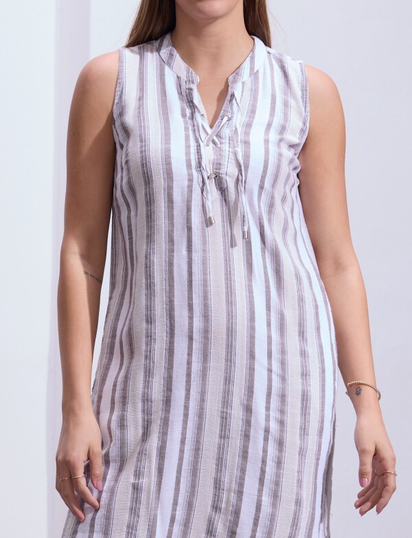 Vestido Cordel TOSTADO/MULTI