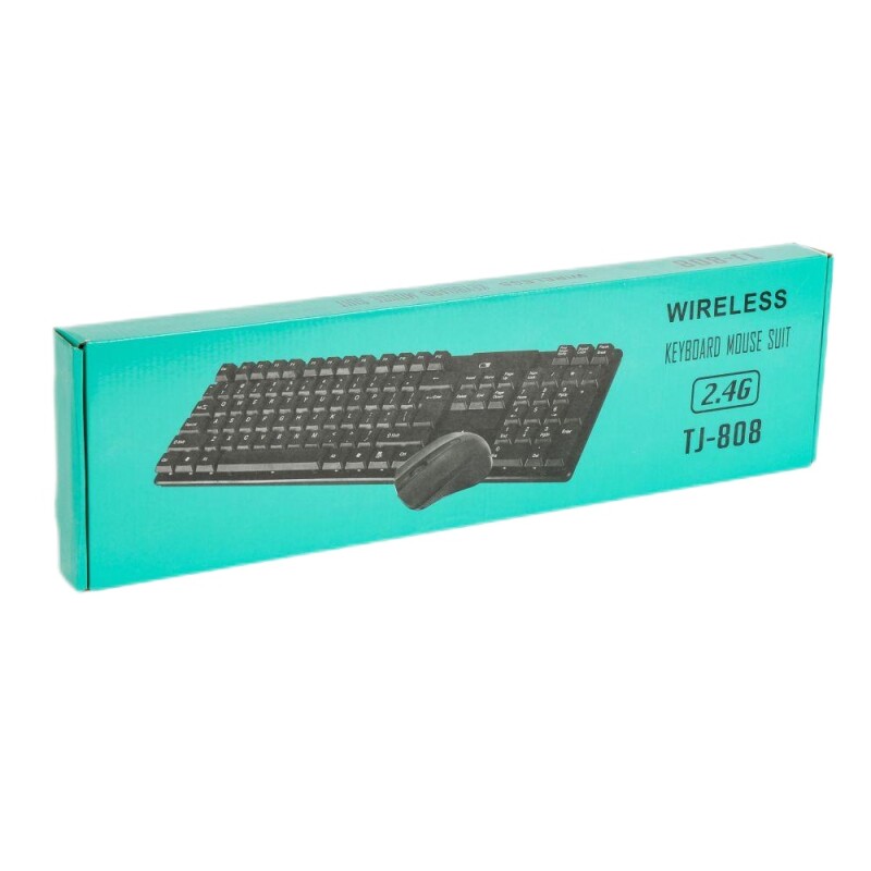 Combo teclado y mouse inalambrico BT TJ808 con teclado numerico Combo teclado y mouse inalambrico BT TJ808 con teclado numerico