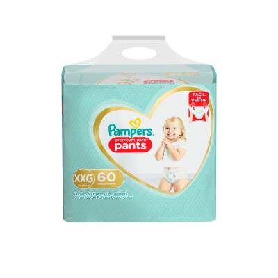 Pañales Pampers Premium Care Pants Talle Xxg 60 Uds. Pañales Pampers Premium Care Pants Talle Xxg 60 Uds.