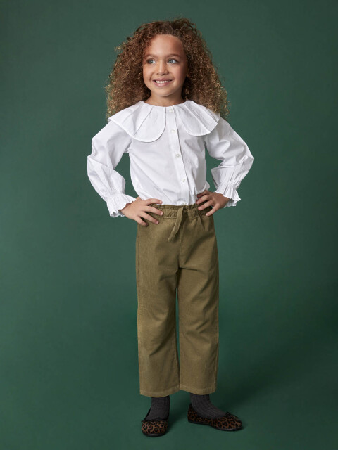 Pantalon De Micropana Verde Viejo