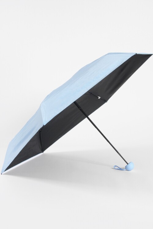 Paraguas liso celeste