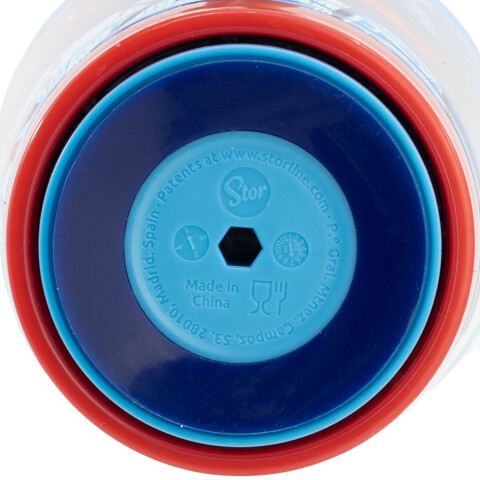 Vaso Plástico Antivuelco Spiderman 470 ml U