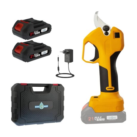 Tijera de Podar Ecodrop Max HABM5001 con 2 Baterías 001