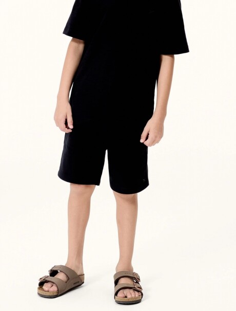BERMUDA BÁSICA INFANTIL NEGRO