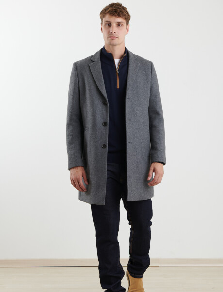 300260 SOBRETODO HARRINGTON LABEL Gris