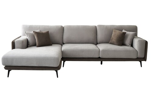 Sofa con Chaise Longue DÚO Beige