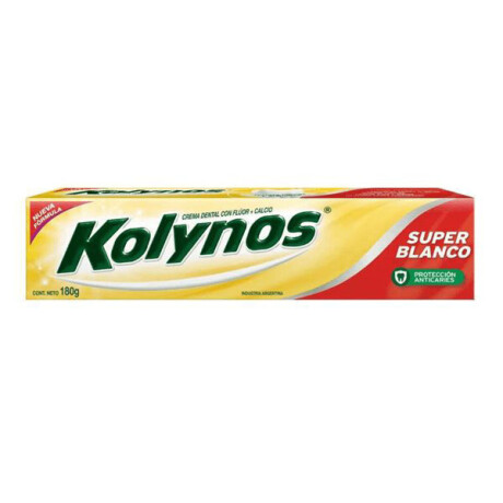 CREMA DENTAL KOLYNOS SUPER BLANCO 180GR CREMA DENTAL KOLYNOS SUPER BLANCO 180GR