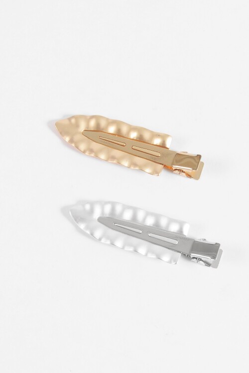 Set de clips texture multicolor