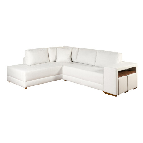 SOFÁ ESQUINERO MÁS DE 4 CUERPOS TELA NATURAL-BEIGE CONNECT II BEIGE