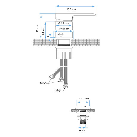 GRIFERIA DE BIDET MONOCOMANDO CROMO AQUALIA 000