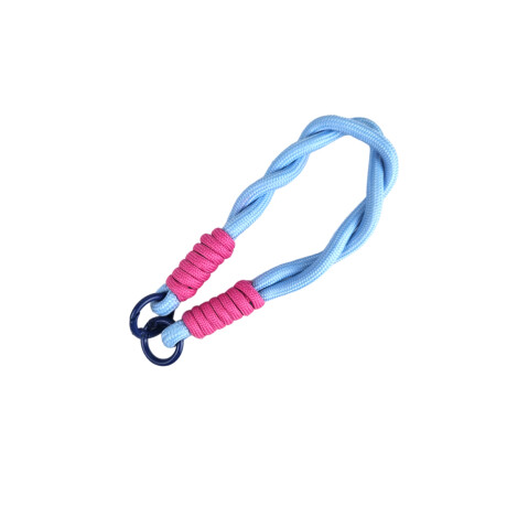 Cuerda de agarre para celular o llaves Celeste