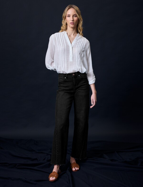 Jean Wide Leg NEGRO