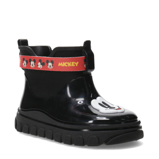 Bota de Lluvia de Niños Disney Negro - Rojo