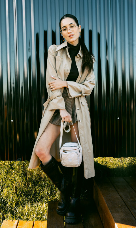 BANDOLERA ARICA MARFIL