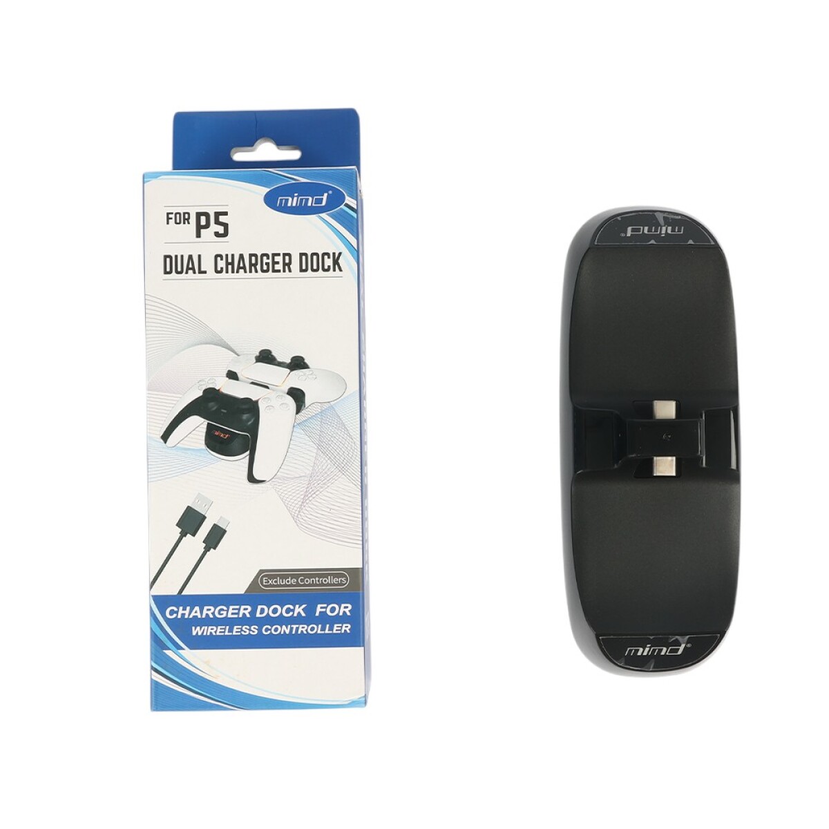 Soporte de carga joystick PS5 doble 