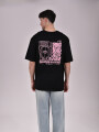 REMERA DEN PRINT NEGRO