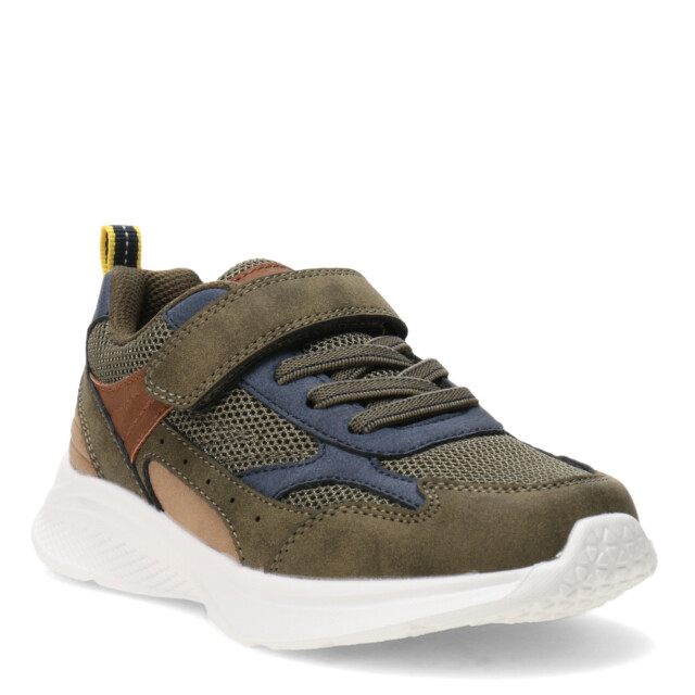 Championes de Niño RIANS con cordones y velcro Verde Oliva