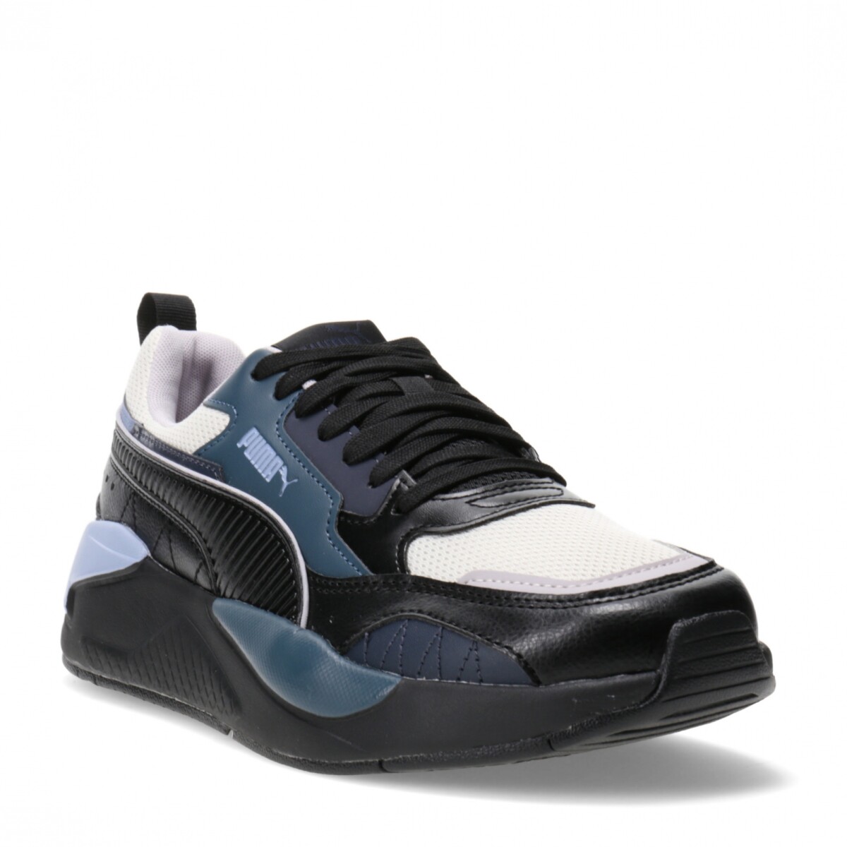 Championes de Hombre Puma X-Ray 2 Square Puma - Negro - Blanco - Azul Piedra 