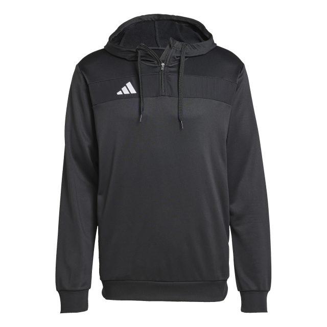 Buzo de Hombre Adidas Con Capucha Tiro 25 Essentials Negro - Blanco