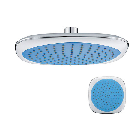 Roseta Celeste Y Cromado 20Cm 000