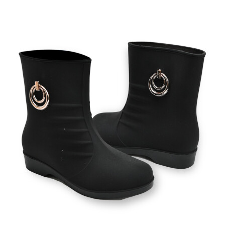BOTAS DE GOMA PARA LLUVIA DAMA CON HEBILLA 26598 BOTAS DE GOMA PARA LLUVIA DAMA CON HEBILLA 26598