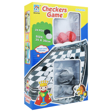 JUEGO DE MESA DAMAS TABLERO 35X30CM EN CAJA 1622-8702 JUEGO DE MESA DAMAS TABLERO 35X30CM EN CAJA 1622-8702