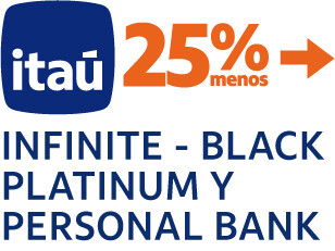 PROMO 25% Itau Vip