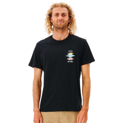 Remera Rip Curl Search Icon - Negro Remera Rip Curl Search Icon - Negro