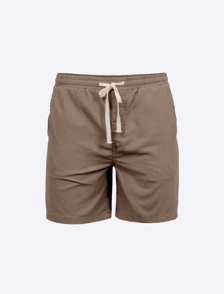 Short lino gris