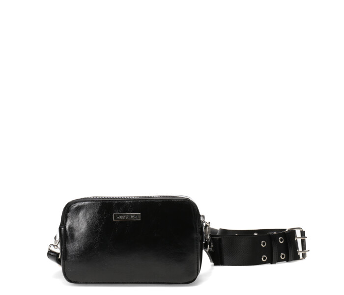 Cartera Miss Carol CUDAL con cinta de ojalillos Negro