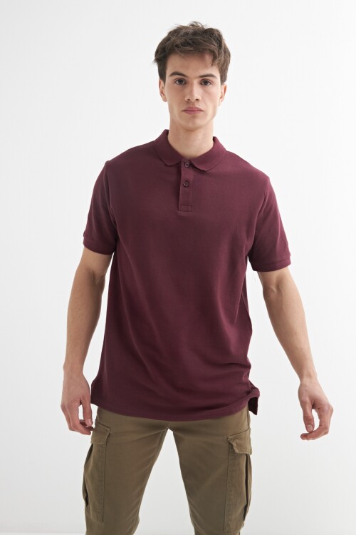 Remera Polo BORDO