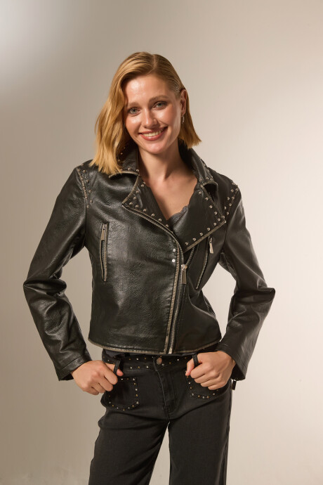 Chaqueta Rockstar Negro