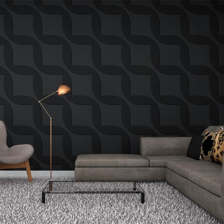 Ceramica Negra Plenos Mate 38X74 Cm Pared GAMAS DE NEGRO