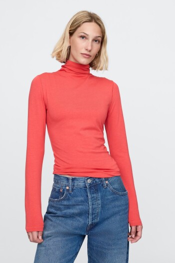 Remera Polera Mujer Modern Red