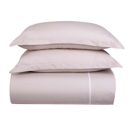 SET FUNDA NÓRDICA KING ALGODON NATURAL-BEIGE COTTON BASIC 180H BEIGE