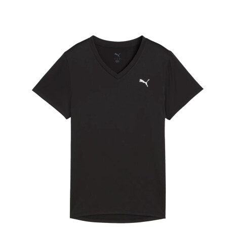 Remera de Hombre Puma Ess Vneck Negro