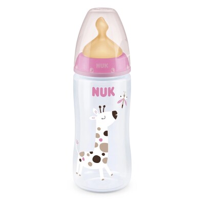 Mamadera Nuk First Choice 300 Ml Control Temperatura Rosa Mamadera Nuk First Choice 300 Ml Control Temperatura Rosa