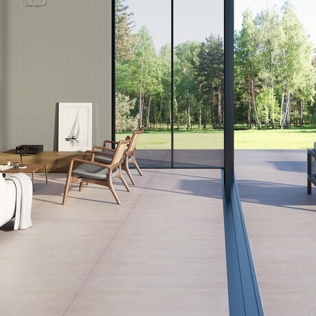 Porcelanato gris acetinado 60x120Cm piso pared GAMAS DE GRIS