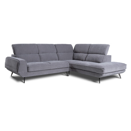 Rinconera Versatile - Tela Microfibra - Chaise Derecho 6686-7 Gris