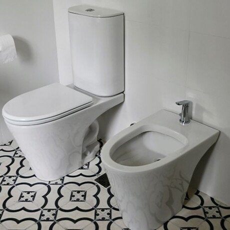 Bidet Blanco Satin 1 Agujero Para Griferia Monocomando Marina 000