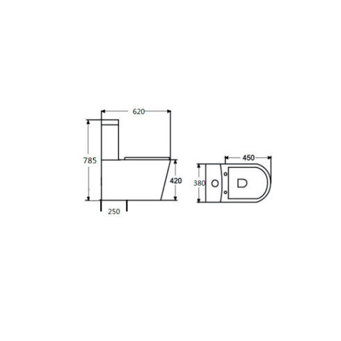 Cisterna Mochila Para Inodoro Aqualia Linea Amaro 000